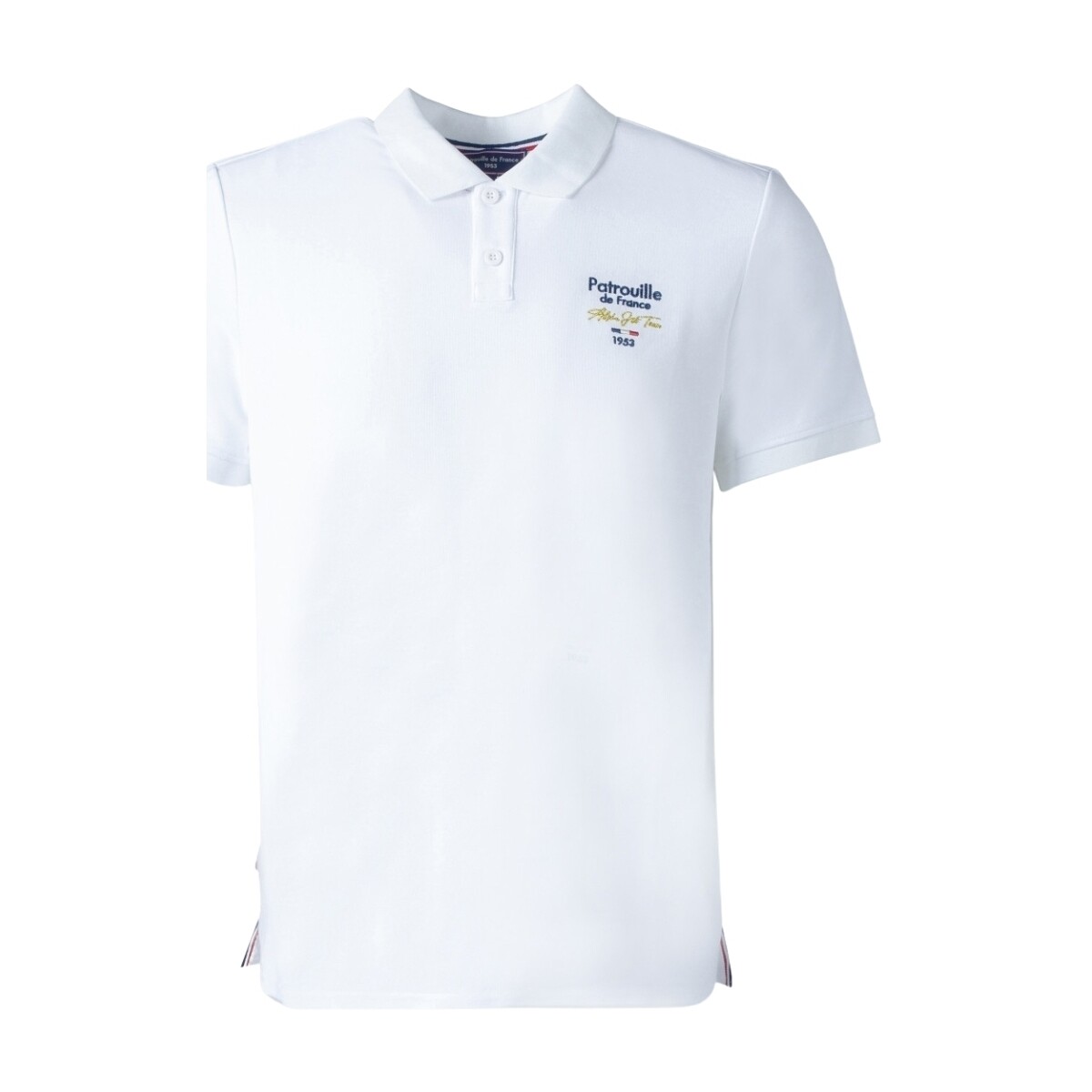 Vêtements Homme T-shirts & Polos Patrouille De France Polo Racing High  Ref 60509 Blanc Blanc