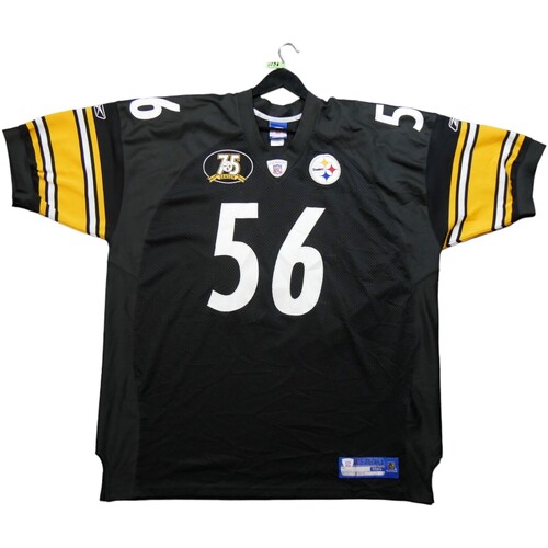 Vêtements Homme T-shirts manches courtes Reebok Sport Maillot  Pittsburgh Steelers NFL Noir