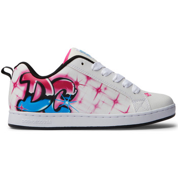 Chaussures Fille Chaussures de Skate DC Shoes Court Graffik Rose