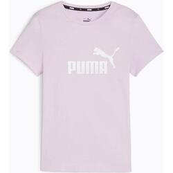 Vêtements Fille T-shirts manches courtes Puma G esslog tee Rose