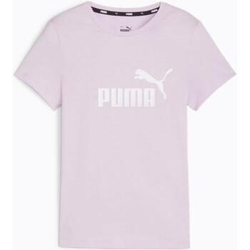 Vêtements Fille T-shirts manches courtes Puma sutamina G esslog tee Rose