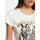Vêtements Femme T-shirts manches courtes Morgan Dheart ecru tshirt Blanc