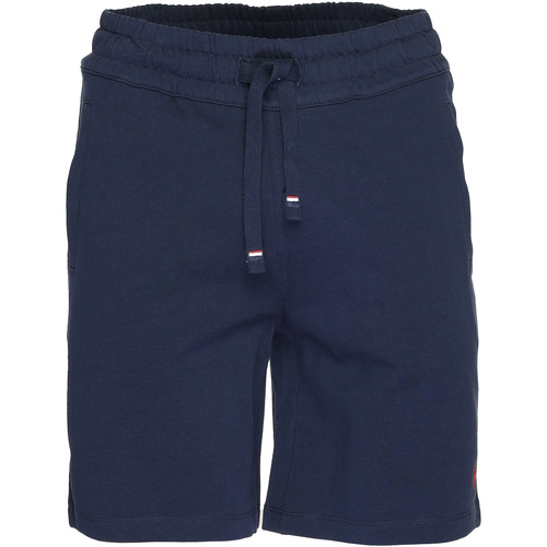 Vêtements Homme Shorts / Bermudas Argyle short-sleeve Polo Hommes. 67351 52088 Bleu