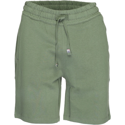 Vêtements Homme Shorts / Bermudas Argyle short-sleeve Polo Hommes. 67351 52088 Vert