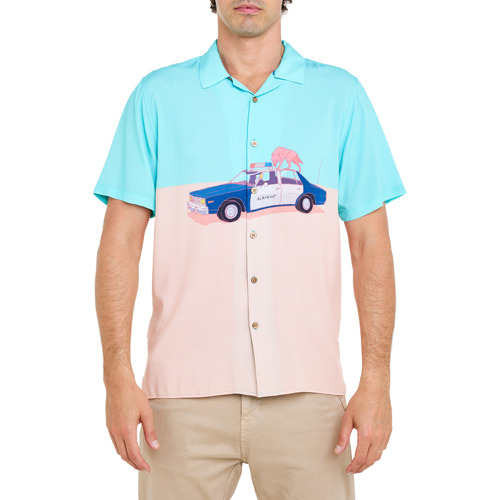Vêtements Homme Chemises manches longues Pullin Chemise mixte  POLICE Multicolore