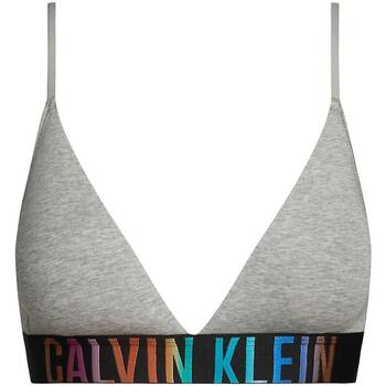 Vêtements Femme Brassières de sport Calvin Klein Jeans  Gris