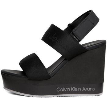 Chaussures Femme Sandales et Nu-pieds Calvin Klein Odlo  Noir