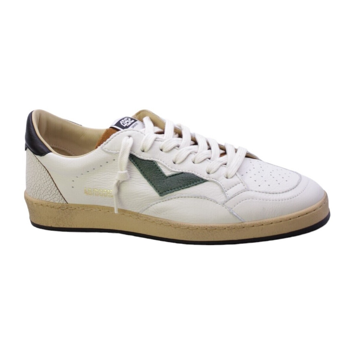 Chaussures Homme Baskets basses 4B12 91095 Blanc