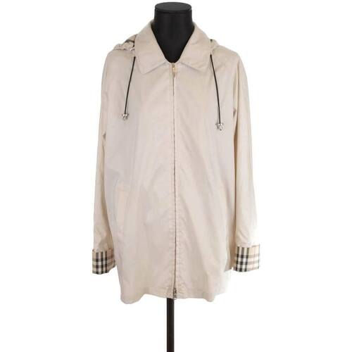 Vêtements Femme Manteaux wzorem Burberry Trench-coat en coton Blanc
