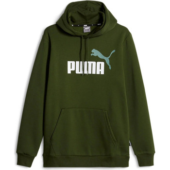 Vêtements Homme Sweats Puma ESS+ 2 Col Big Logo Vert