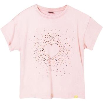 Vêtements Fille Miss Blumarine embellished-logo short-sleeve T-shirt Desigual  Rose