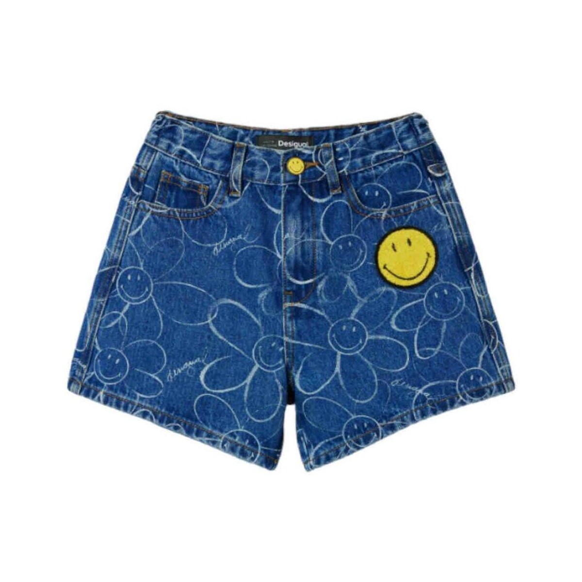 Vêtements Fille Shorts / Bermudas Desigual  Bleu