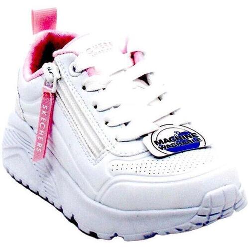 Chaussures Fille Baskets mode Skechers  Blanc