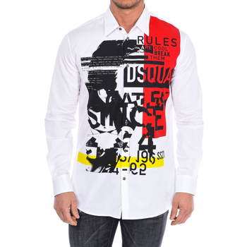 Vêtements Homme Chemises manches longues Dsquared S71DM0466-S36275-100 Multicolore