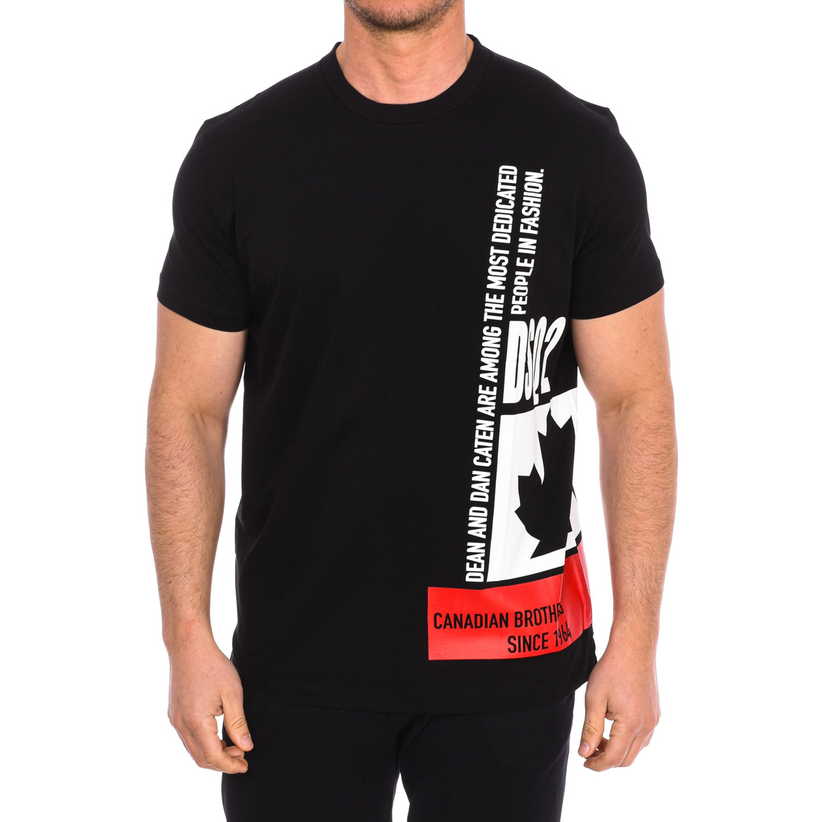 Vêtements Homme T-shirts manches courtes Dsquared S71GD1024-S23009-900 Noir