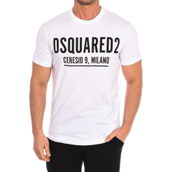 Vêtements Homme T-shirts manches courtes Dsquared S71GD1058-S23009-100 Blanc