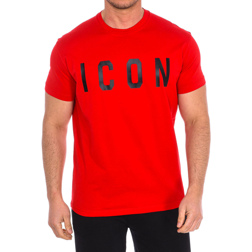 Vêtements Homme T-shirts New manches courtes Dsquared S74GD0601-S22427-987X Rouge