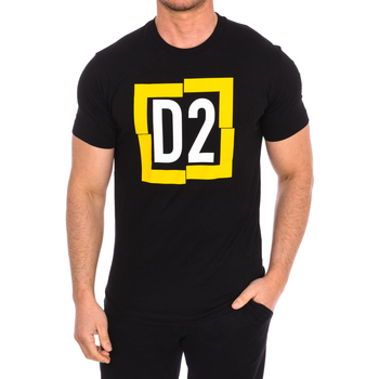 Vêtements Homme T-shirts New manches courtes Dsquared S74GD0826-S22427-900 Noir