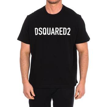 Vêtements Homme T-shirts New manches courtes Dsquared S74GD1184-S23009-900 Noir
