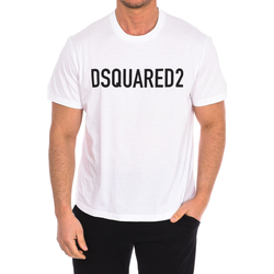 Vêtements Homme T-shirts manches courtes Dsquared S74GD1184-S23009-100 Blanc