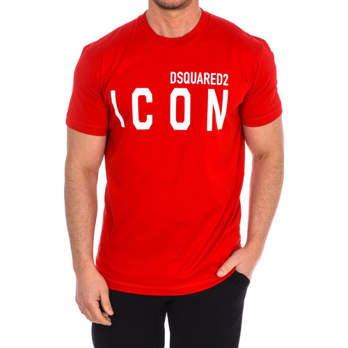 Vêtements Homme T-shirts manches courtes Dsquared S79GC0001-S23009-307 Rouge