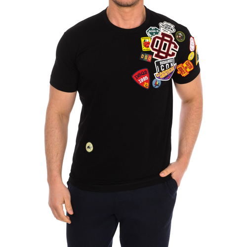 Vêtements Homme T-shirts manches courtes Dsquared S79GC0022-S23009-900 Noir