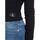 Vêtements Femme T-shirts & Polos Ck Jeans Woven Label Rib Ls C Noir