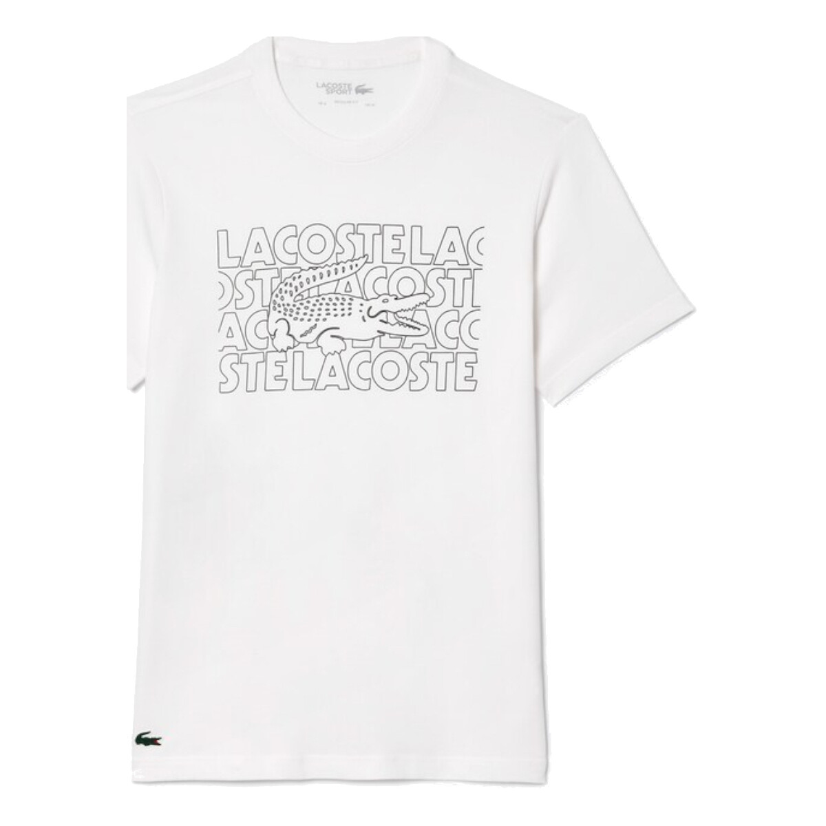 Vêtements Homme T-shirts manches courtes Lacoste TH7505 Blanc