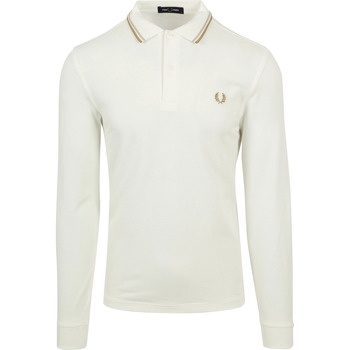 Fred Perry Polo à manches longues  Off White U83 Beige