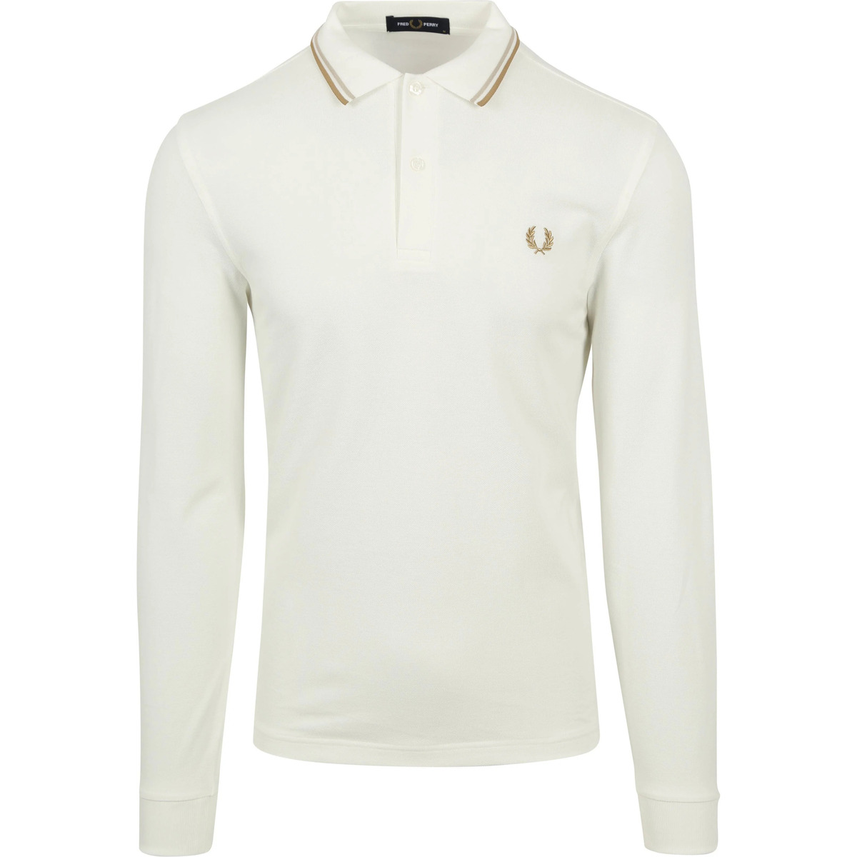 Vêtements Homme T-shirts & Polos Fred Perry Polo à manches longues  Off White U83 Beige