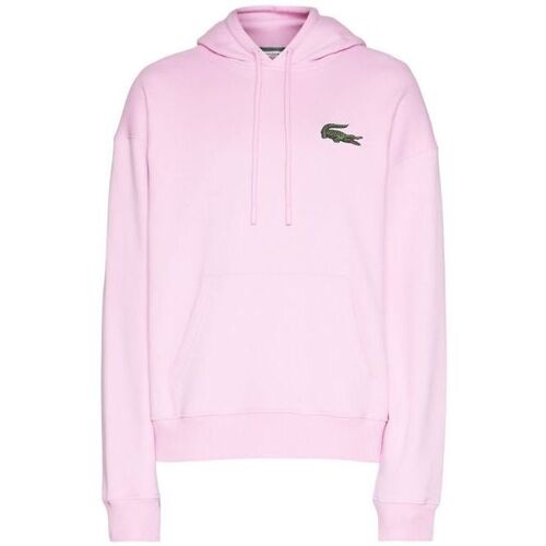 Vêtements Sweats Lacoste Pull Loose Fit Hoody Pink Rose