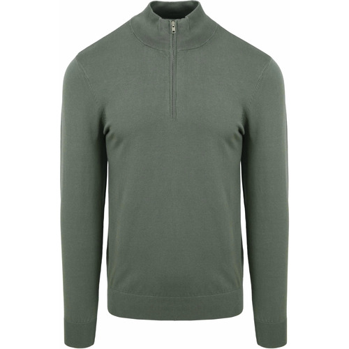 Vêtements Homme Sweats Profuomo Pullover Half Zip Luxury Vert Vert