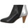 Chaussures Femme Bottines Les Venues 4360 Cuir Femme Nero Acciaio Noir