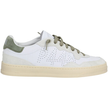 Chaussures Homme Baskets mode P448 Bali Cuir Velours Homme Diego Blanc