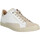 Chaussures Femme Baskets mode 0-105 Sc06 Cuir Crack Velours Femme White Corn Blanc