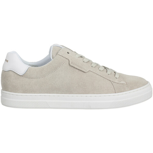 Chaussures Homme Baskets mode Schmoove Spark Clay Cuir Suede Homme Grege White Beige
