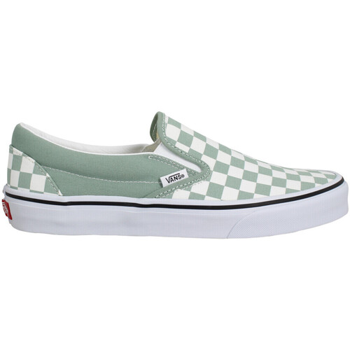 Chaussures Homme Baskets mode Vans Classic Slip On Color Theory Toile Homme Iceberg Green Vert