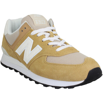 Chaussures Homme Baskets mode New Balance 574 Velours Toile Homme Dolce Beige