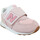 Chaussures Enfant Baskets mode New Balance 574 Velours Toile Enfant Crystal Rose