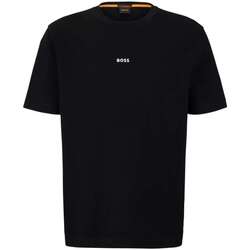 Vêtements Homme T-shirts manches courtes BOSS 143909VTPER27 Noir