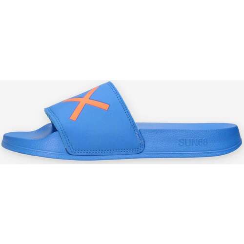 Chaussures Claquettes Sun68 X34103-58ROYAL Bleu