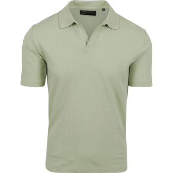 Vêtements Homme T-shirts & Anders Polos Marc O'Polo Anders Polo Riva De Lin Vert Clair Vert