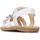 Chaussures Fille Ajouter aux préférés Naturino Sandales en cuir ALATHE Blanc