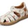 Chaussures Fille Sandales et Nu-pieds Naturino Sandales en cuir semi-fermées SEE Blanc