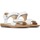 Chaussures Fille Sandales et Nu-pieds Naturino Sandales en cuir MAPIYA Blanc