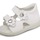 Chaussures Fille Sandales et Nu-pieds Falcotto Sandales en cuir avec fleurs appliquées KUATA Blanc