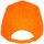 Accessoires textile Casquettes Hip Hop Honour Casquette  Mixte Orange