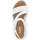 Chaussures Femme Sandales et Nu-pieds Gabor Sandales en cuir grainé à talon compensé Blanc