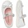 Chaussures Fille Ballerines / babies Naturino Ballerines en tissu CLARIES 2 Blanc
