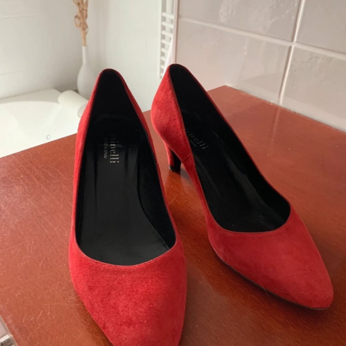 Chaussures Femme Escarpins Minelli Escarpins rouges Rouge